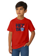 Unisex-Kids-Graphic-Printed-Cotton-T-Shirt-Ideal-for-Play-and-Gifting-KPT17-Red