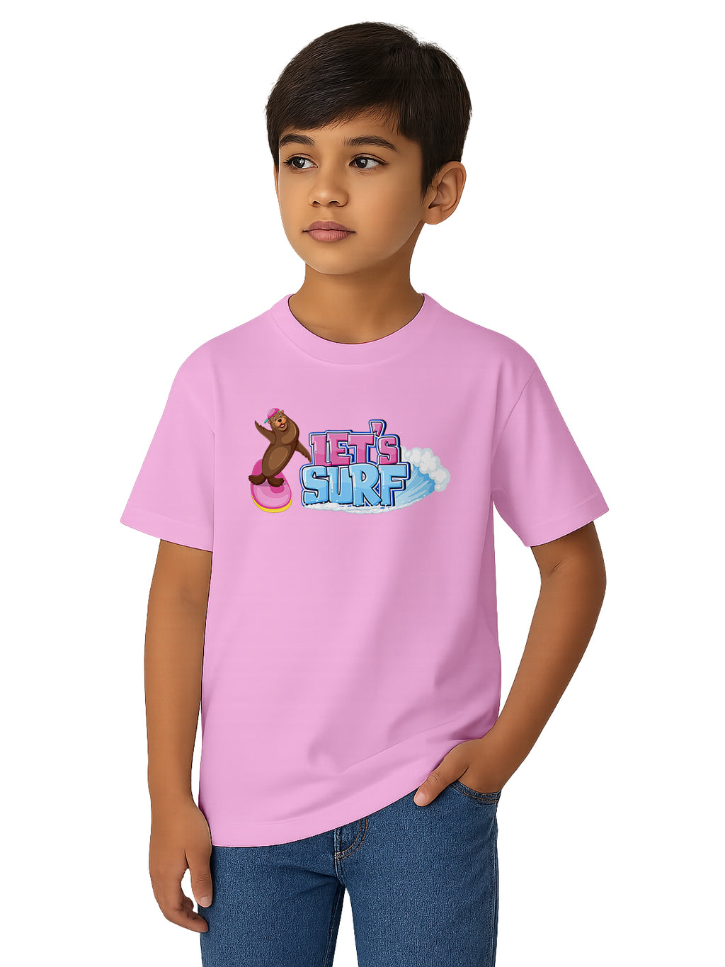 Kids-Cotton-Soft-Graphic-Breathable-Playwear-T-Shirt-for-Boys-and-Girls-KPT20-Pink
