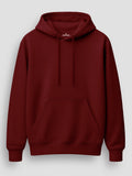 Mens-Solid-Hoodie-with-Kangaroo-Pocket-and-Adjustable-Hood