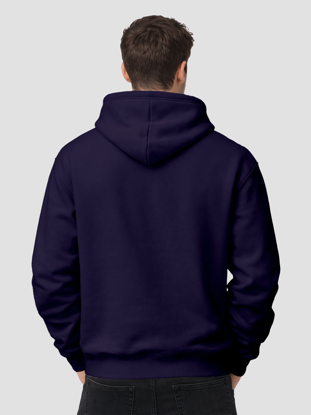 Mens-Drop-Shoulder-Hoodie-with-Hood-and-Kangaroo-Pocket-MOH