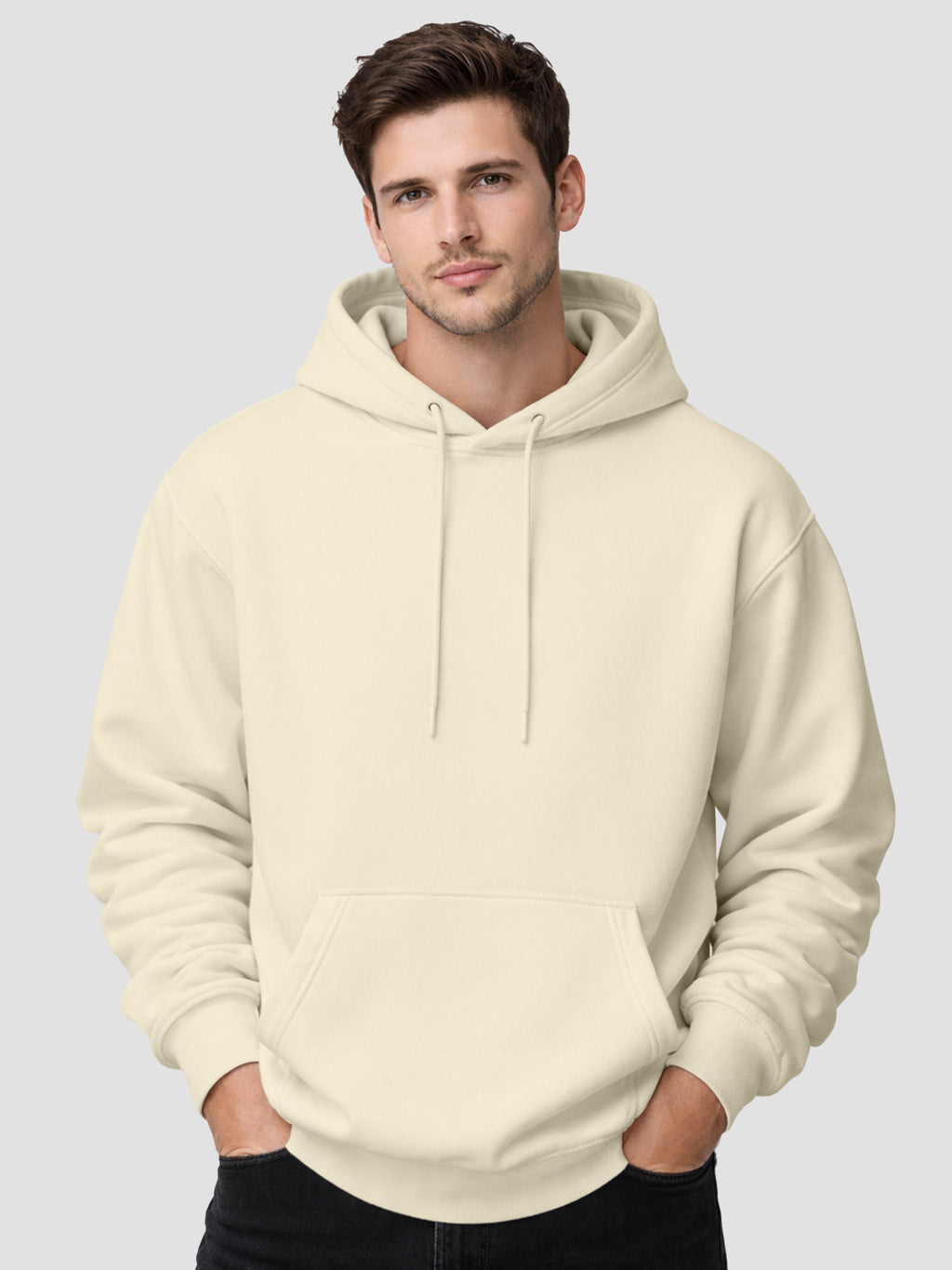 Mens-Drop-Shoulder-Hoodie-with-Hood-and-Kangaroo-Pocket-MOH