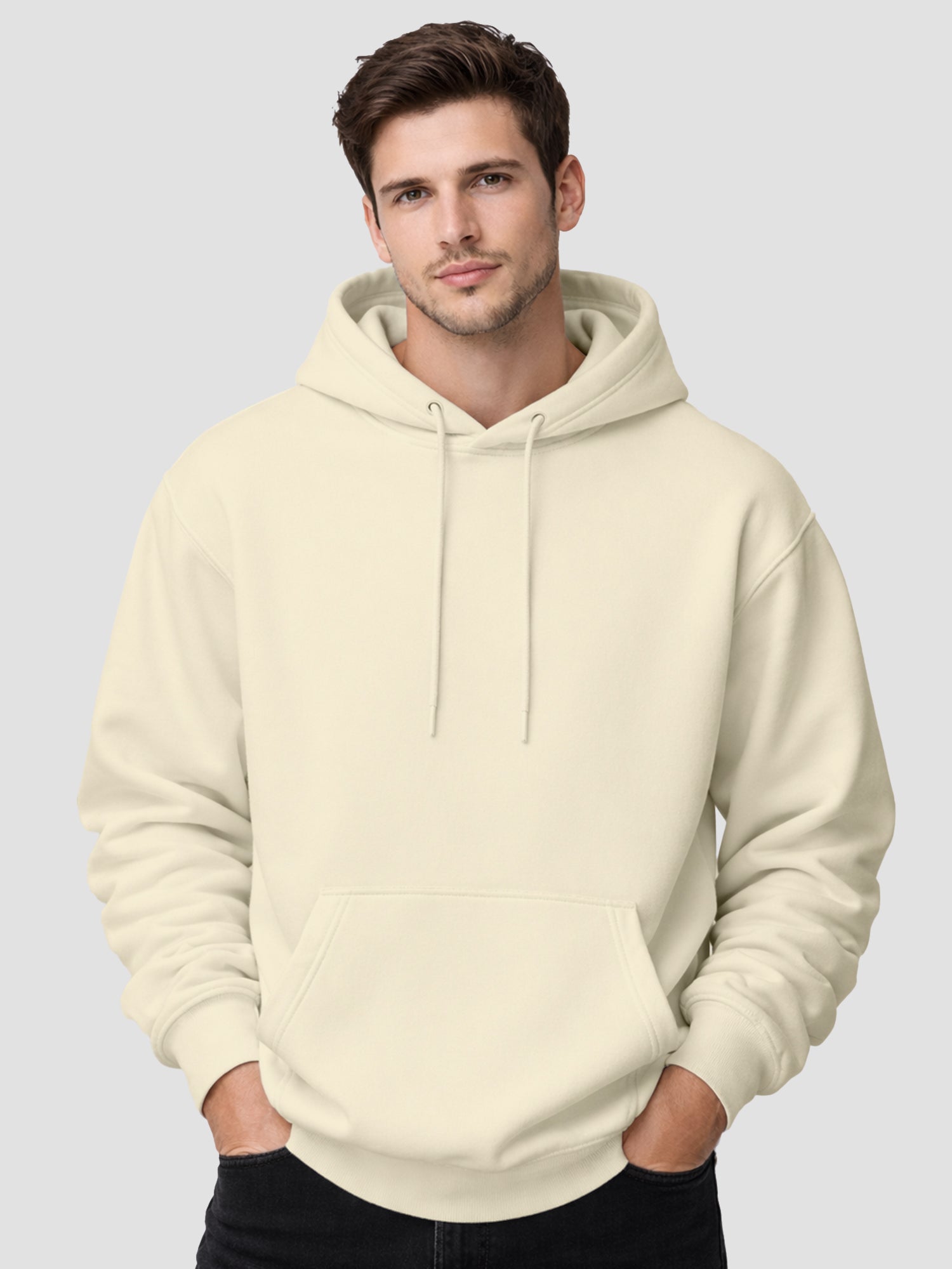 Mens-Drop-Shoulder-Hoodie-with-Hood-and-Kangaroo-Pocket-MOH