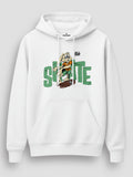Mens-Graphic-Grey-Skateboard-Theme-Hoodie-with-Kangaroo-Pocket-and-Drawstring-Hood-MPH3