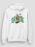 Mens-Graphic-Grey-Skateboard-Theme-Hoodie-with-Kangaroo-Pocket-and-Drawstring-Hood-MPH3