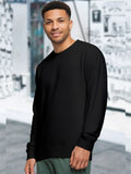 Mens-Regular-Fit-Cotton-Fleece-Casual-Stylish-Long-Sleeve-Sweatshirt
