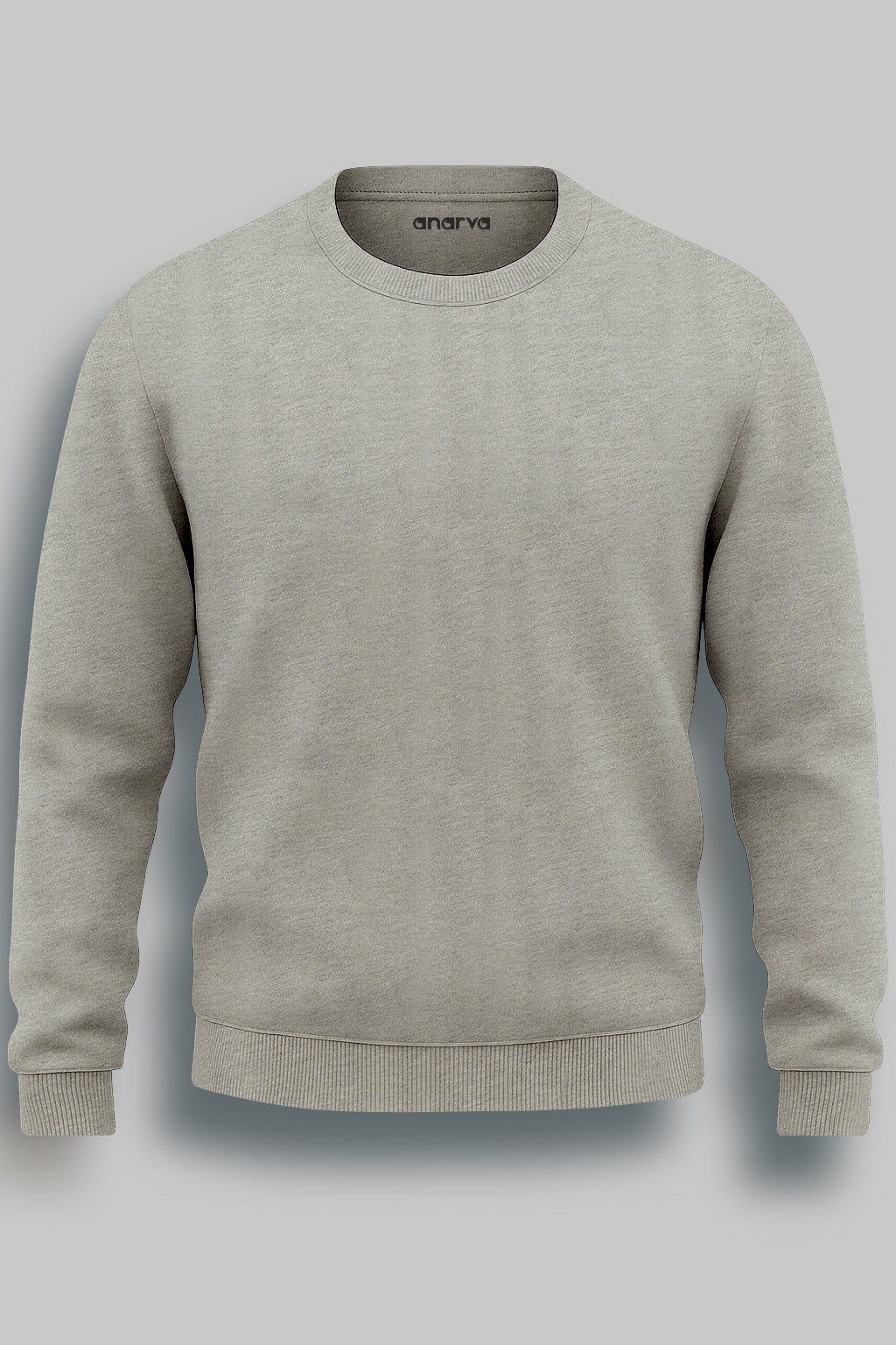 Mens-Regular-Fit-Cotton-Fleece-Casual-Stylish-Long-Sleeve-Sweatshirt