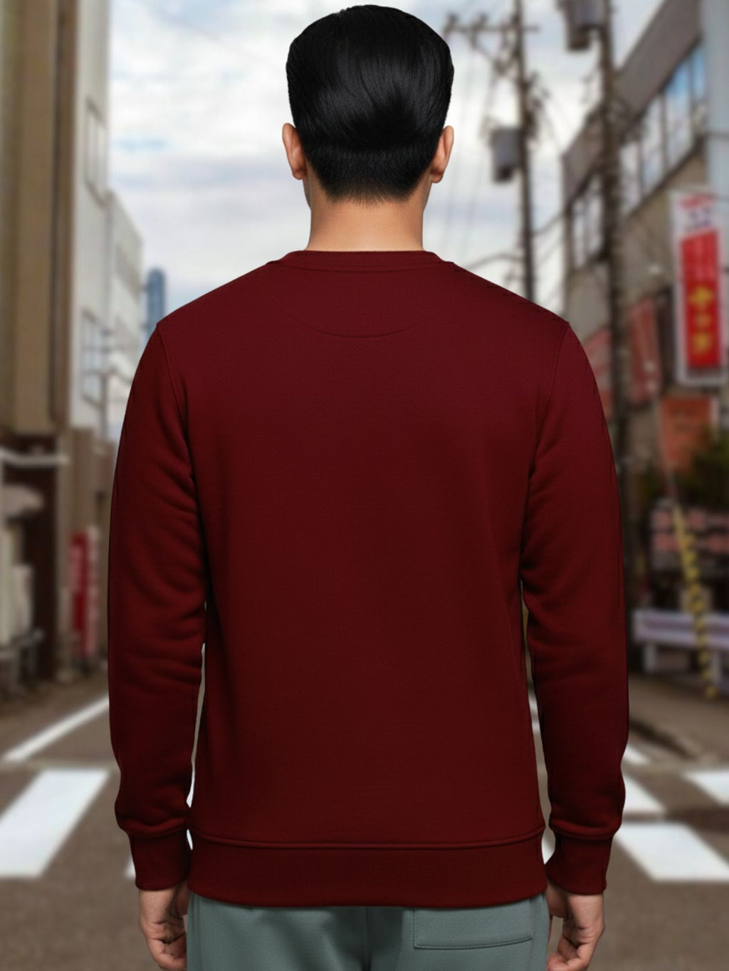 Mens-Regular-Fit-Cotton-Fleece-Casual-Stylish-Long-Sleeve-Sweatshirt