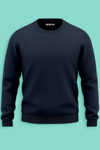 Mens-Regular-Fit-Cotton-Fleece-Casual-Stylish-Long-Sleeve-Sweatshirt