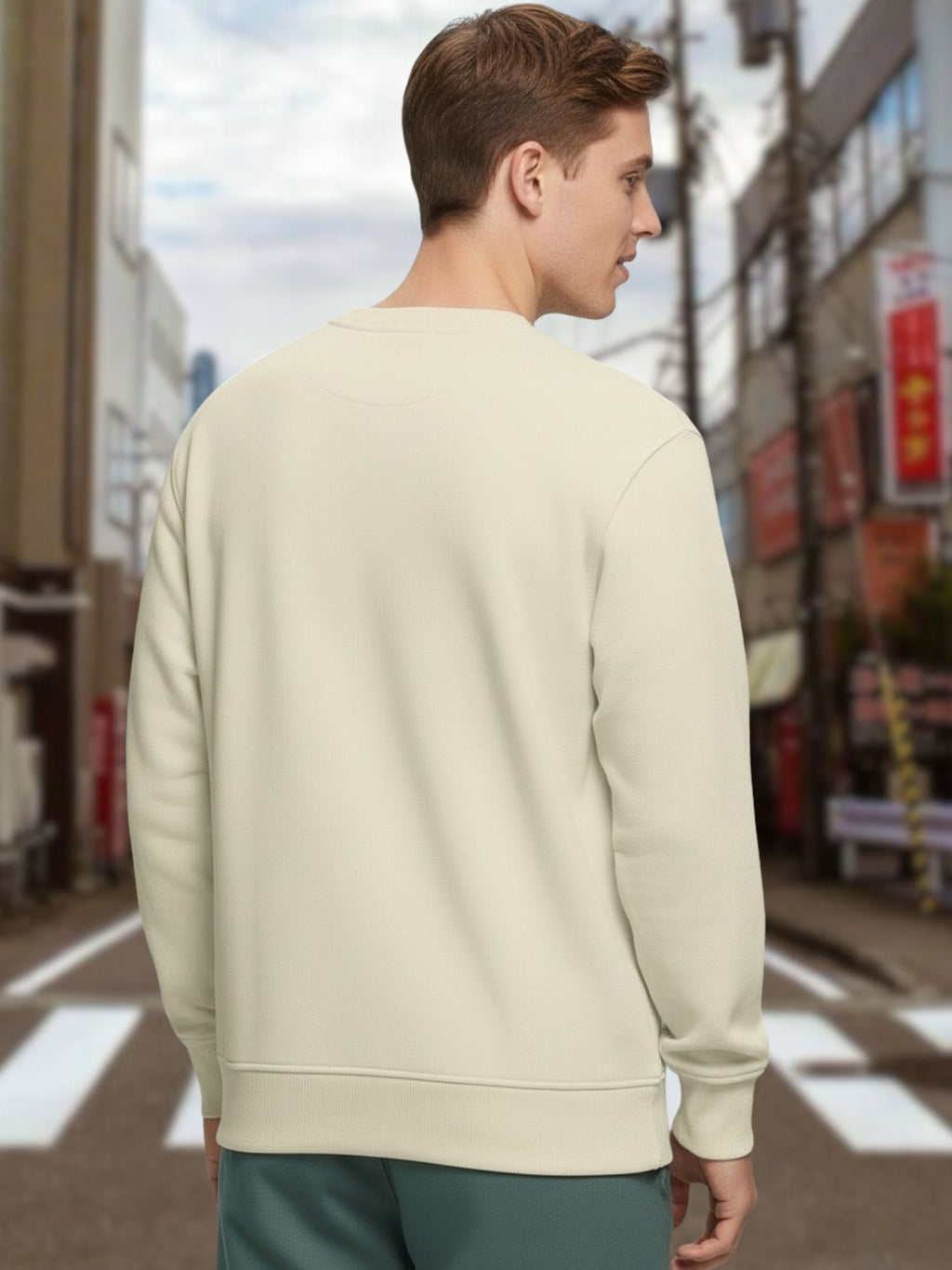 Mens-Regular-Fit-Cotton-Fleece-Casual-Stylish-Long-Sleeve-Sweatshirt