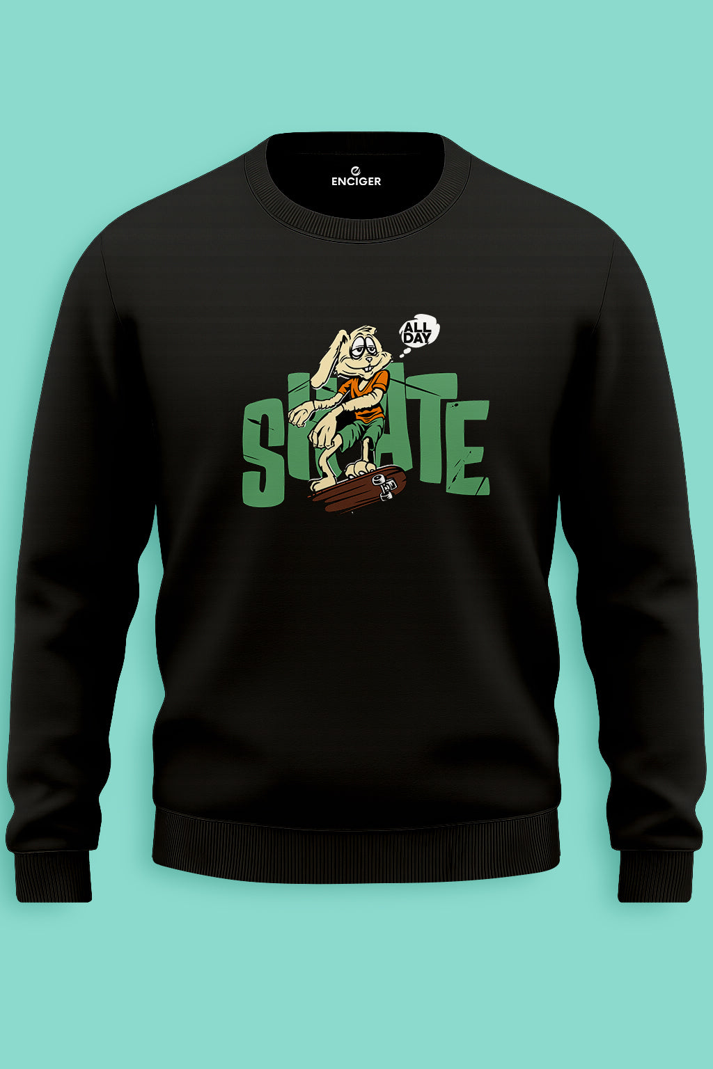 Mens-Trendy-Skate-Print-Long-Sleeve-Crew-Neck-Casual-Streetwear-Sweatshirt-MPS1