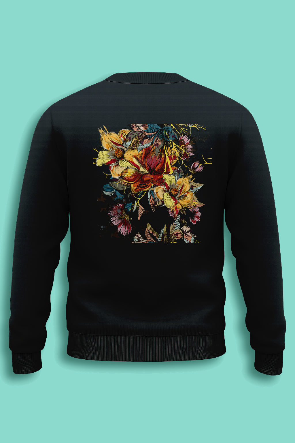 Mens-Stylish-Artistic-Back-Graphic-Design-Floral-Printed-Sweatshirt-MPS6