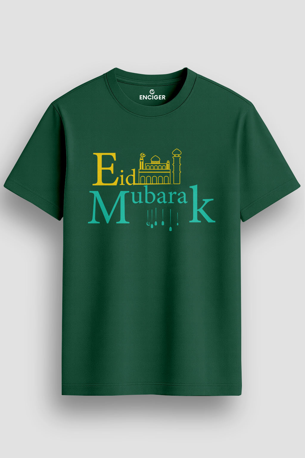 Mens-Cotton-Blend-Regular-Fit-Graphic-Eid-Mubarak-Special-T-Shirt-MPT5