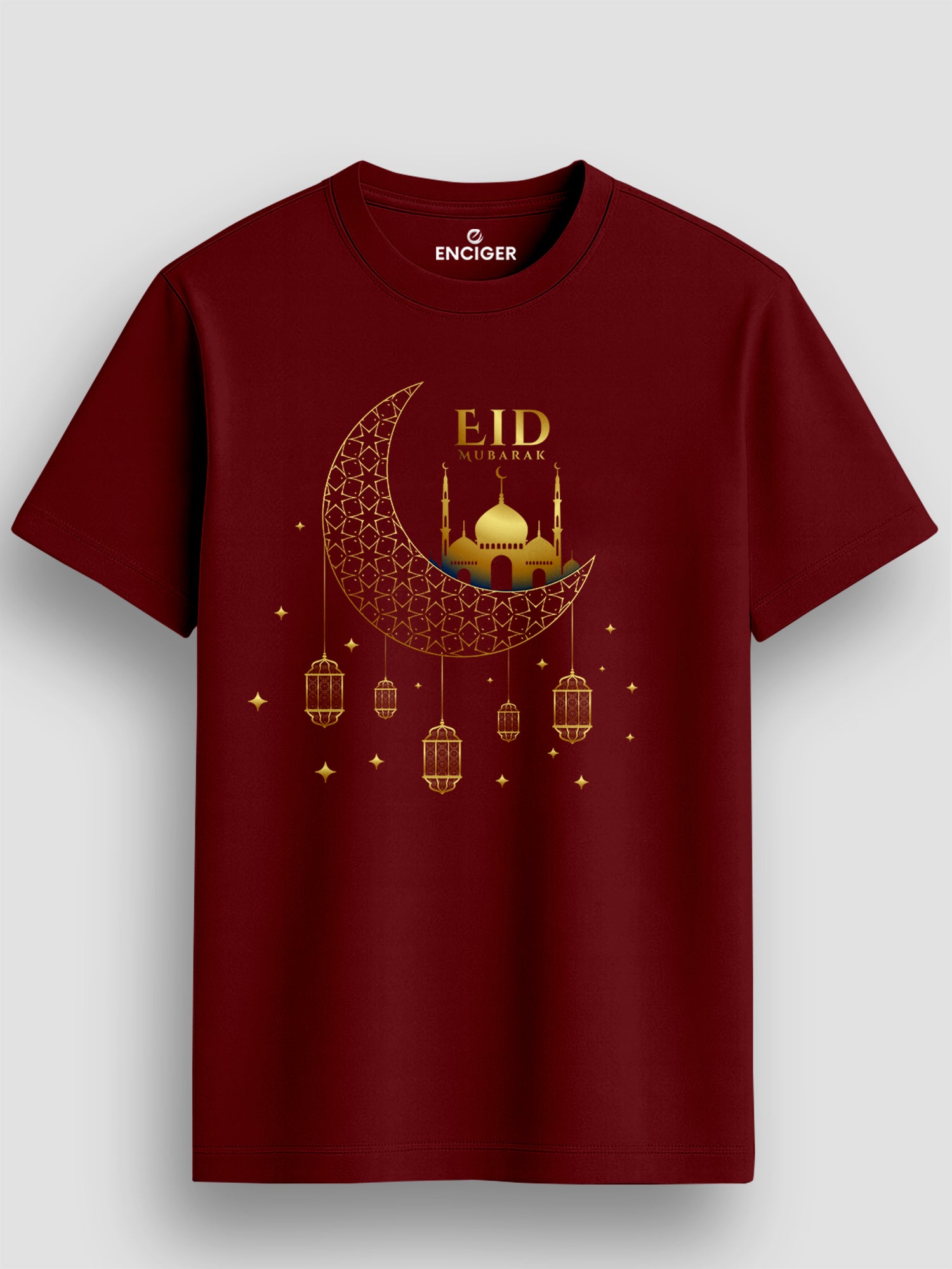 Mens-Cotton-Elegant-Eid-Mubarak-Graphic-Tee-MPT6