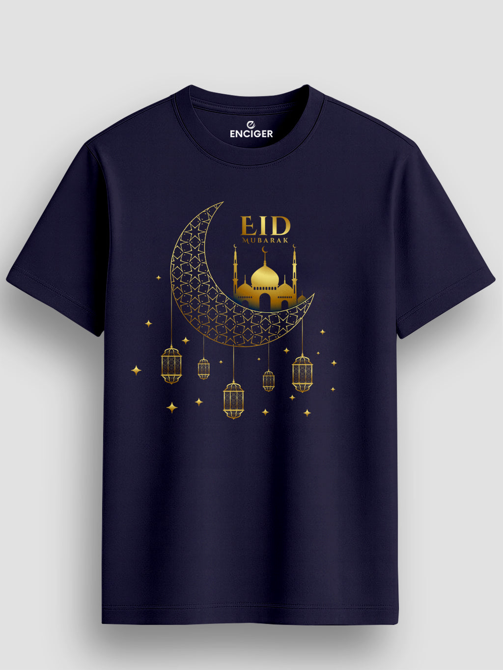Mens-Cotton-Elegant-Eid-Mubarak-Graphic-Tee-MPT6