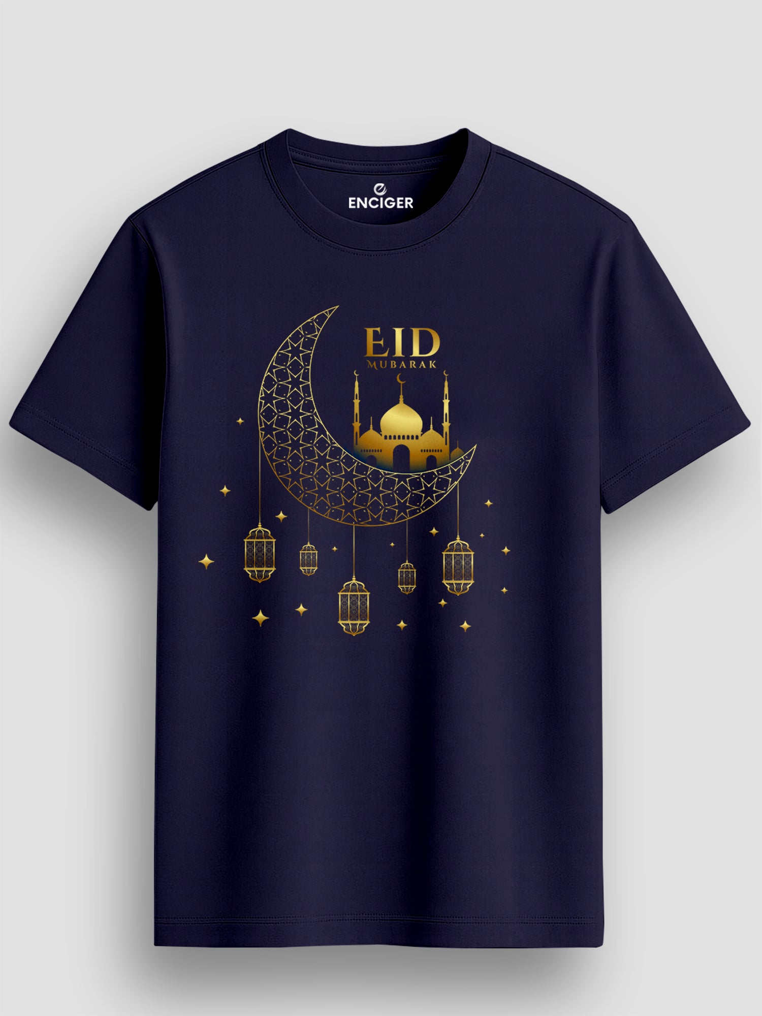 Mens-Cotton-Elegant-Eid-Mubarak-Graphic-Tee-MPT6