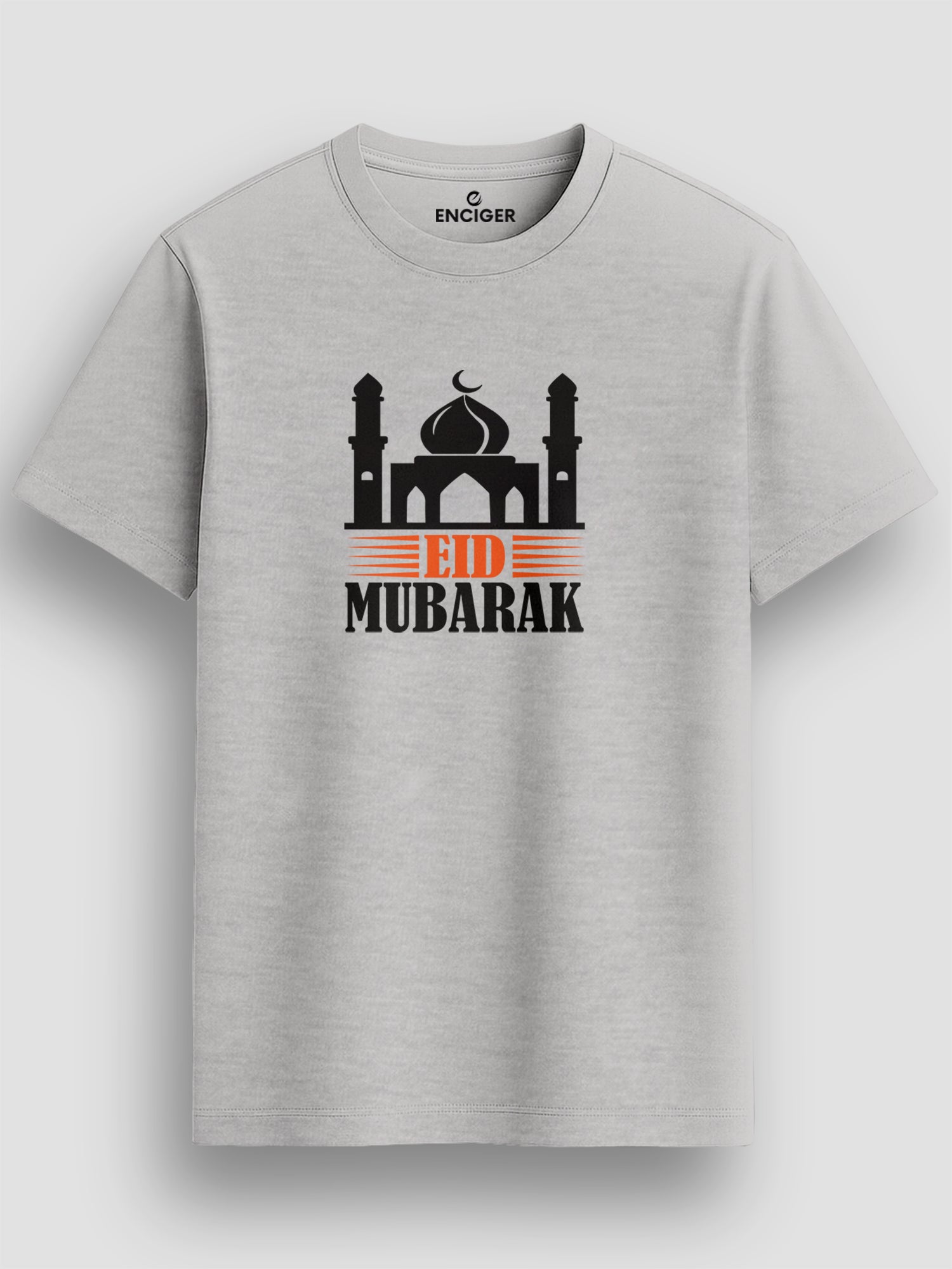 Mens-Regular-Fit-Graphic-Print-T-Shirt-Eid-Mubarak-Festive-Special-Design-MPT9