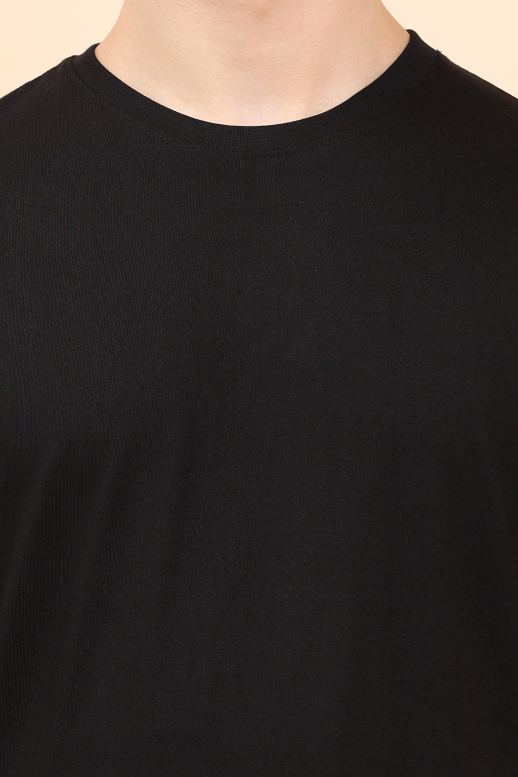 Mens-Solid-Casual-Regular-Fit-T-Shirt-for-Everyday-Wear