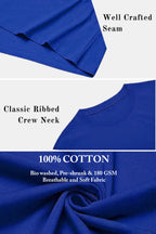 Mens-Solid-Casual-Regular-Fit-T-Shirt-for-Everyday-Wear