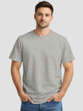 Mens-Solid-Casual-Regular-Fit-T-Shirt-for-Everyday-Wear