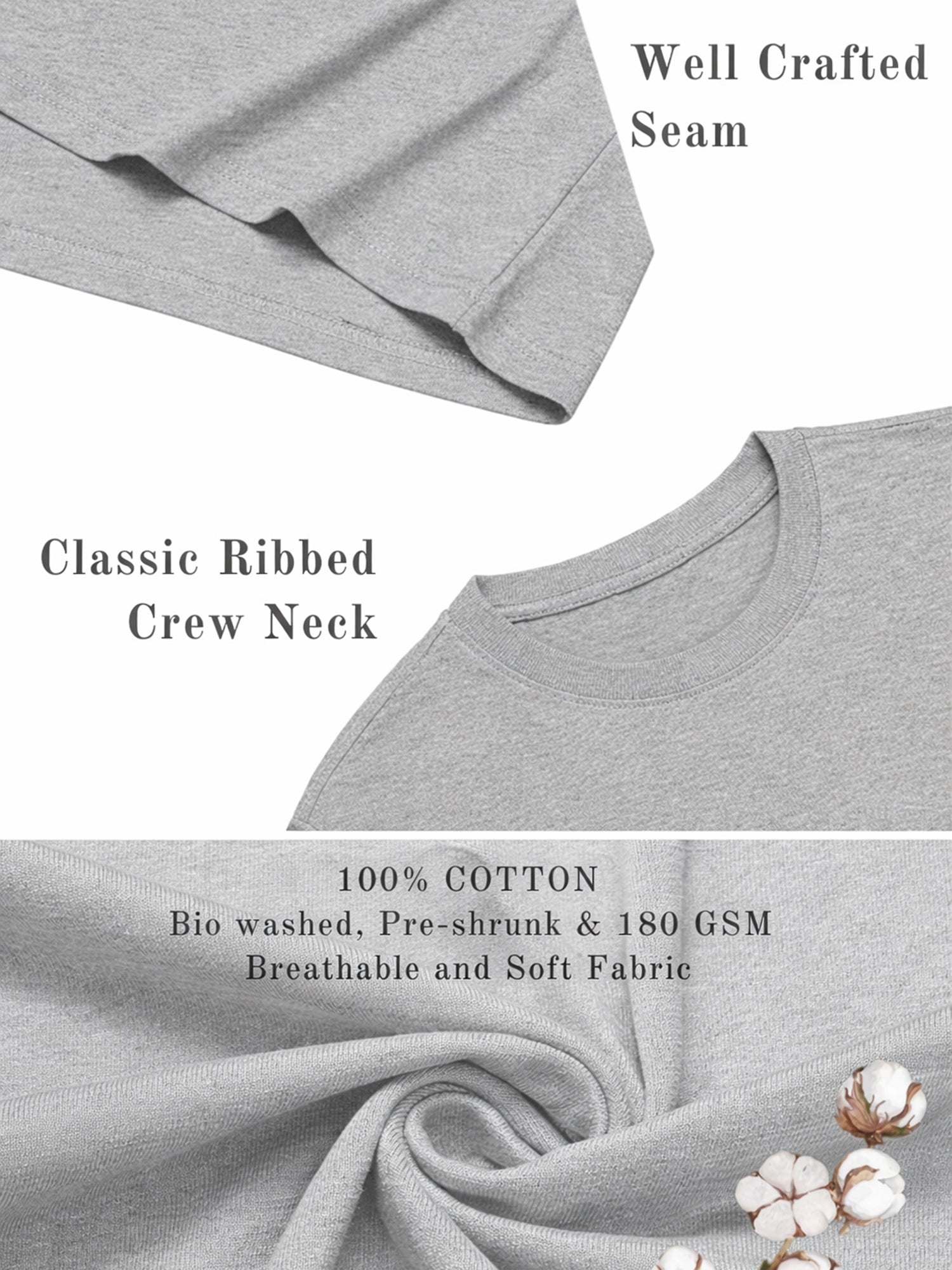 Mens-Solid-Casual-Regular-Fit-T-Shirt-for-Everyday-Wear