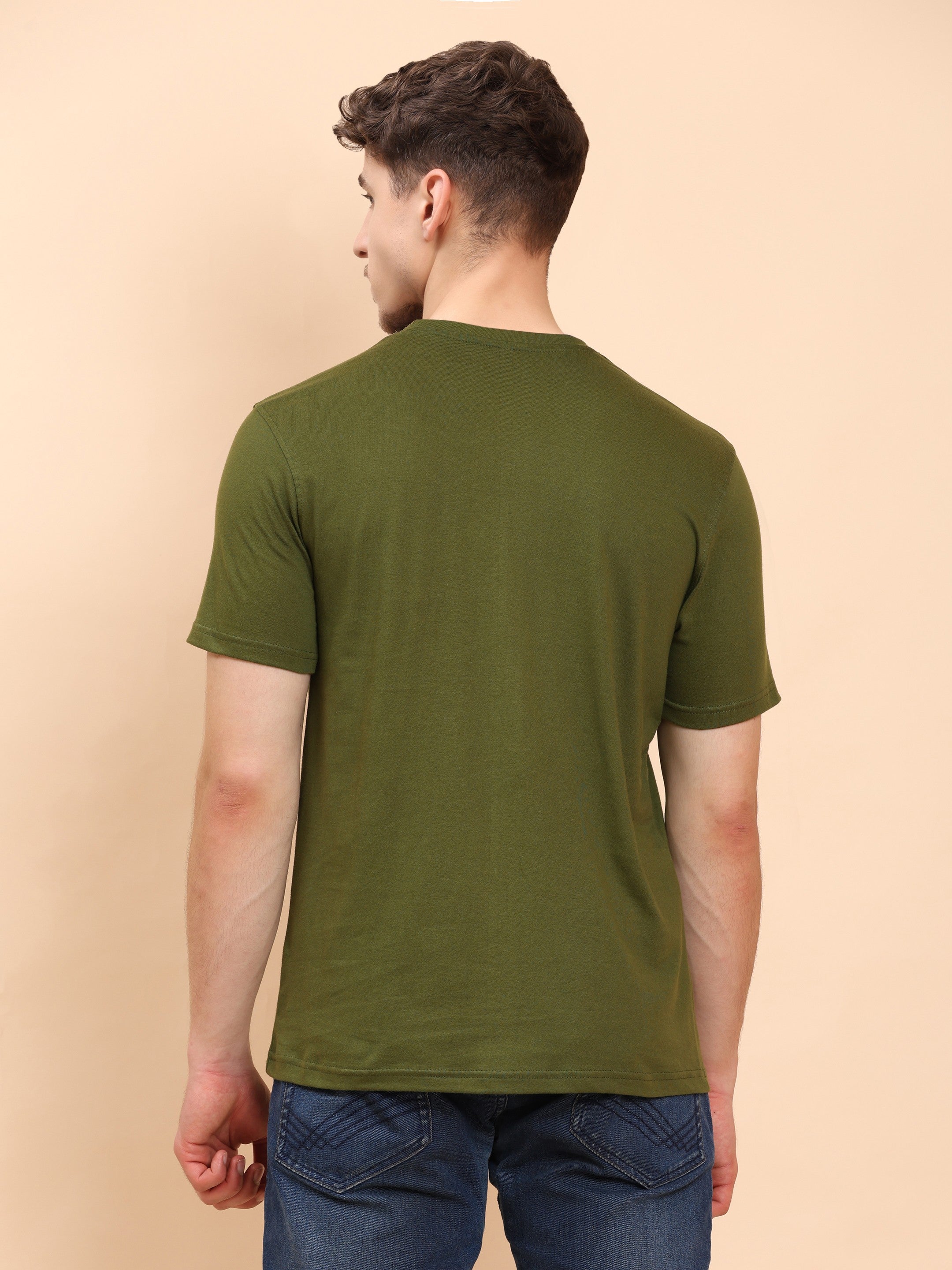 Mens-Solid-Casual-Regular-Fit-T-Shirt-for-Everyday-Wear