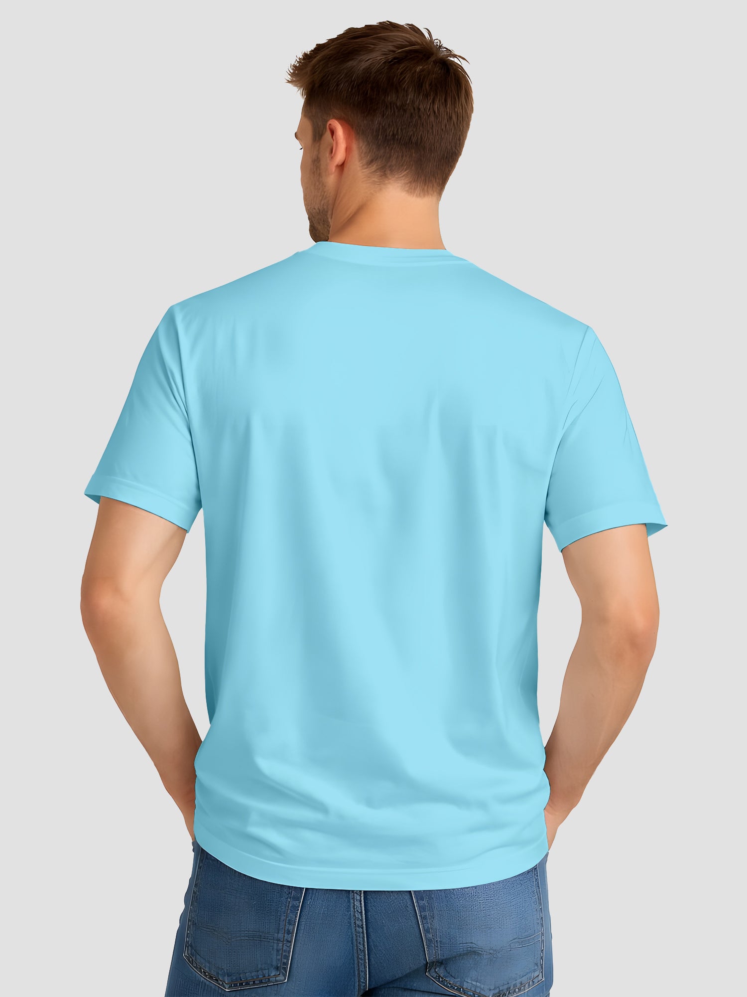 Mens-Solid-Casual-Regular-Fit-T-Shirt-for-Everyday-Wear