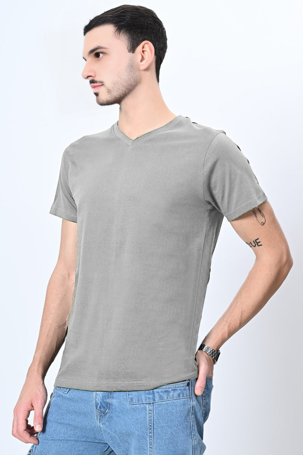 mens-premium-cotton-v-neck-t-shirt-classic-plain-tee