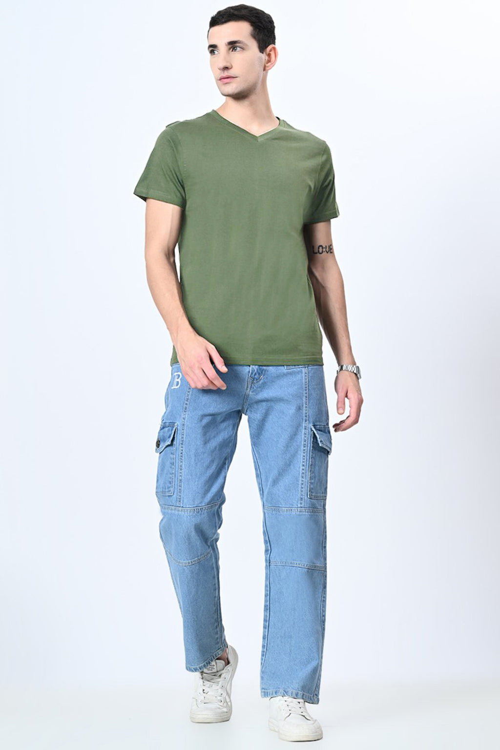 mens-premium-cotton-v-neck-t-shirt-classic-plain-tee