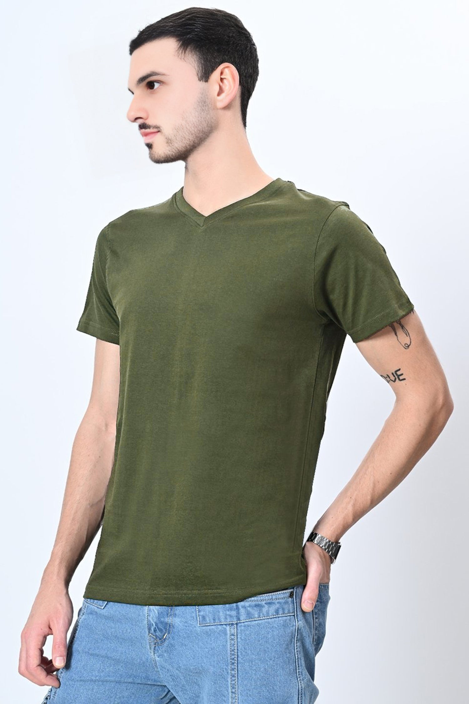 mens-premium-cotton-v-neck-t-shirt-classic-plain-tee