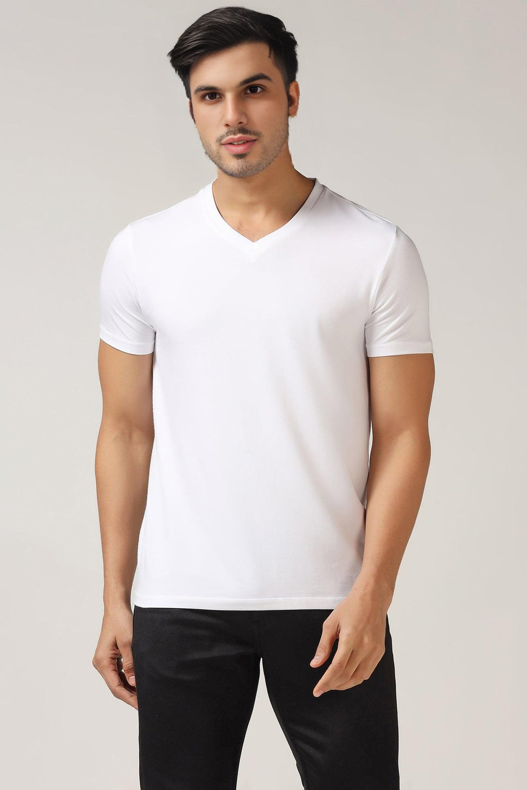 mens-premium-cotton-v-neck-t-shirt-classic-plain-tee