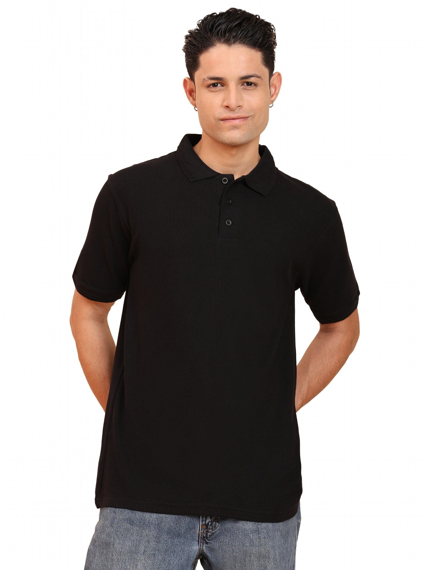 Mens-Classic-Fit-Plain-Solid-Polo-Casual-T-Shirt-for-Everyday-Wear