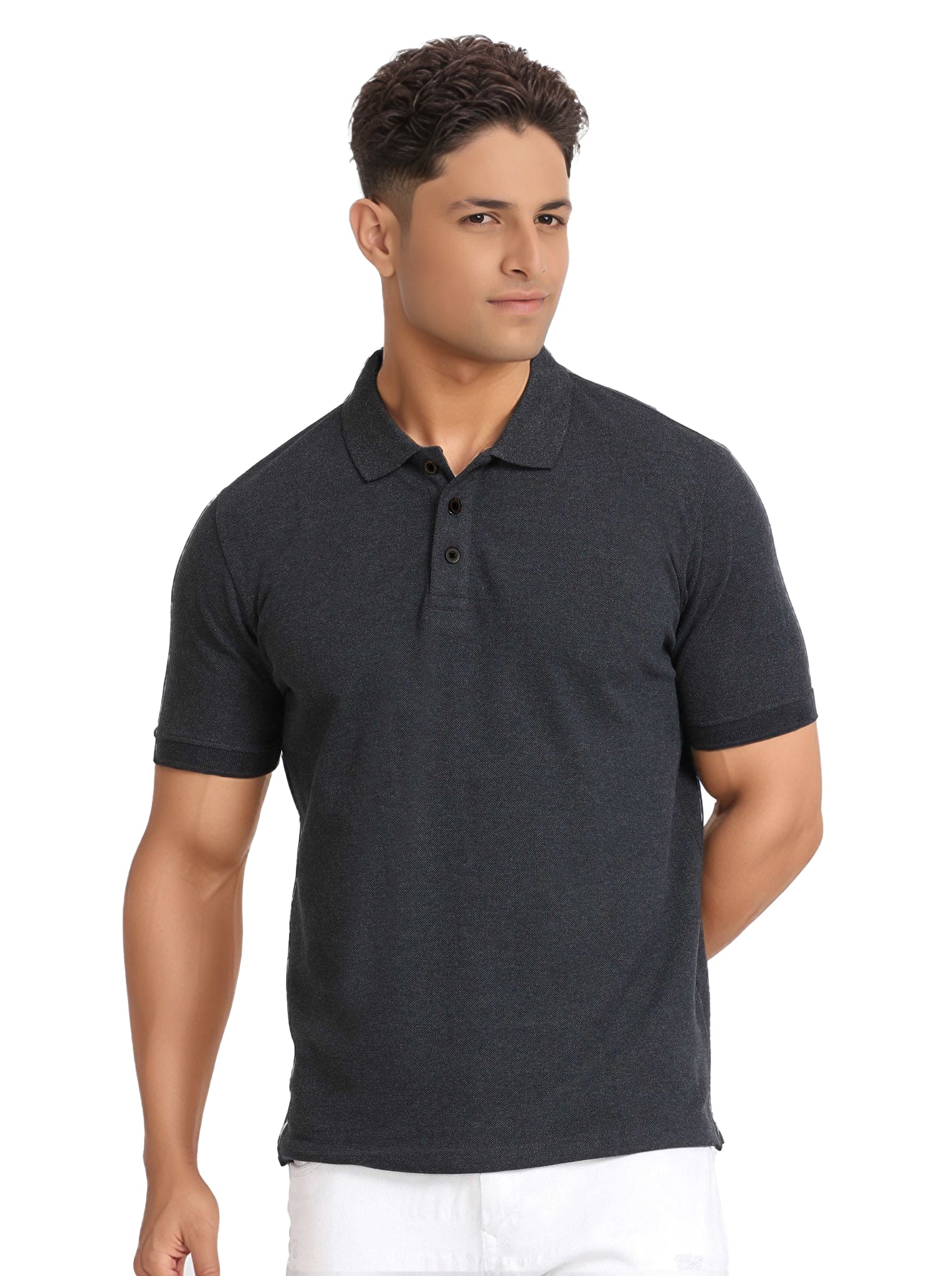 Mens-Classic-Fit-Plain-Solid-Polo-Casual-T-Shirt-for-Everyday-Wear