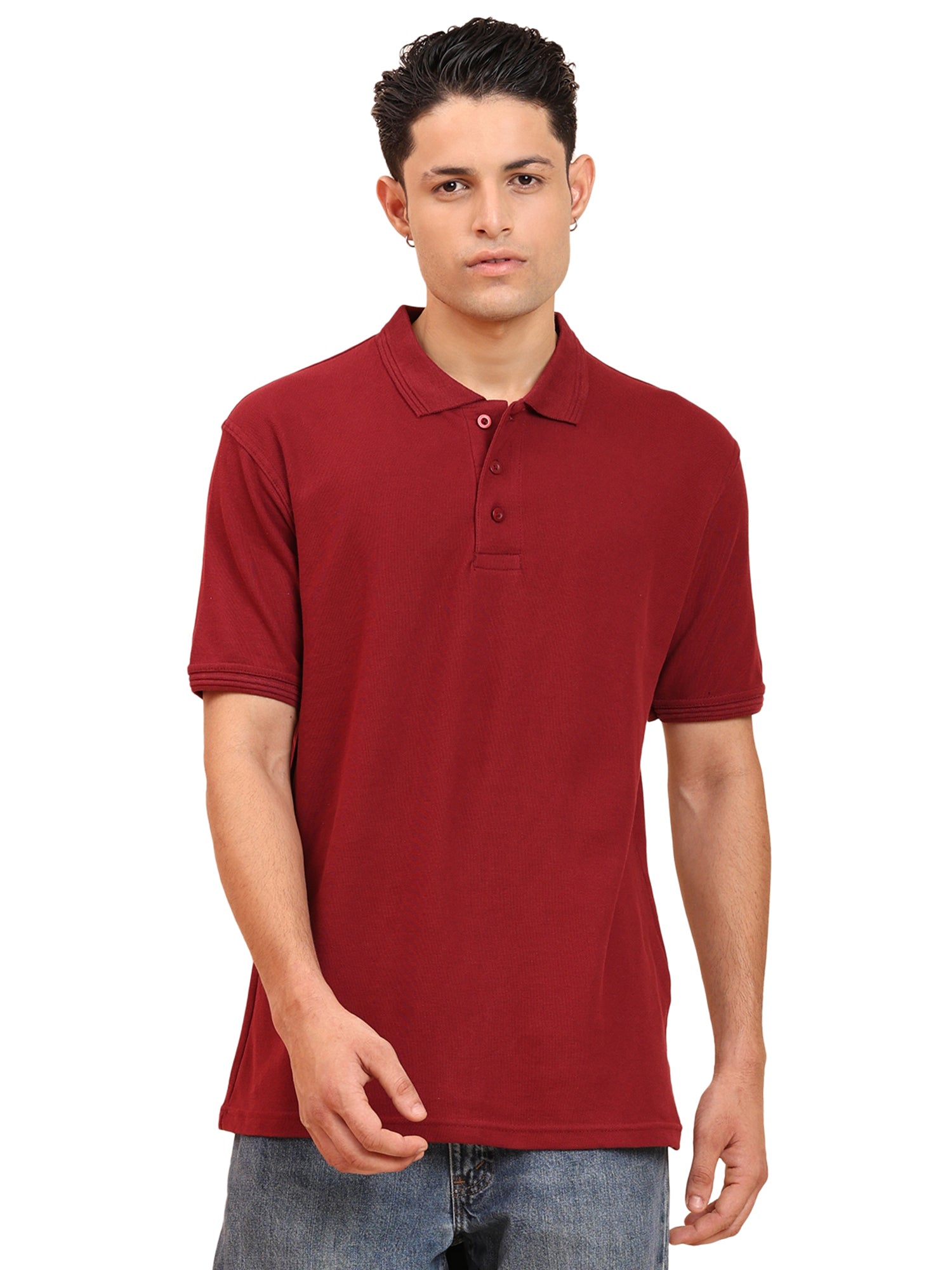 Mens-Classic-Fit-Plain-Solid-Polo-Casual-T-Shirt-for-Everyday-Wear