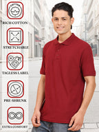 Mens-Classic-Fit-Plain-Solid-Polo-Casual-T-Shirt-for-Everyday-Wear
