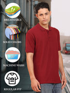 Mens-Classic-Fit-Plain-Solid-Polo-Casual-T-Shirt-for-Everyday-Wear