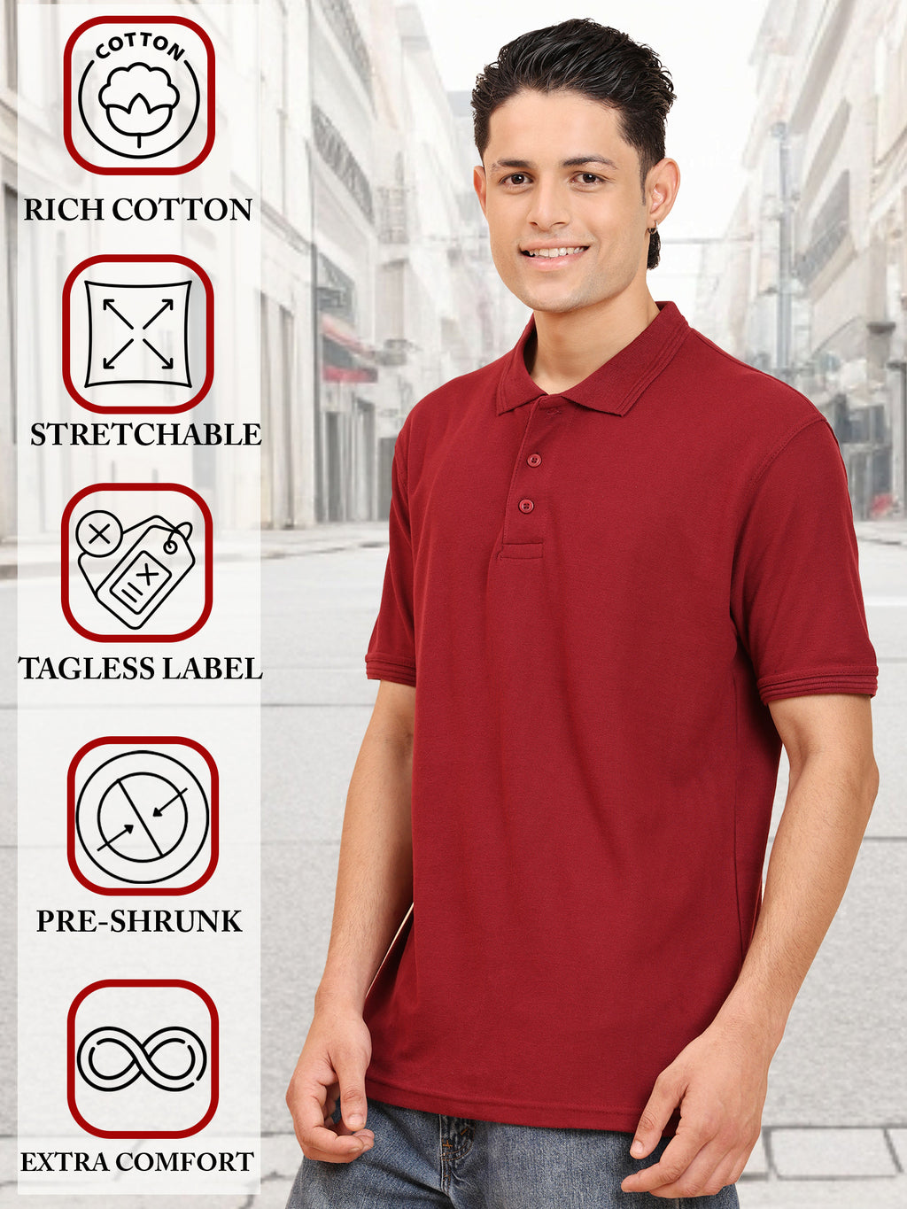 Mens-Classic-Fit-Plain-Solid-Polo-Casual-T-Shirt-for-Everyday-Wear