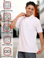 Mens-Classic-Fit-Plain-Solid-Polo-Casual-T-Shirt-for-Everyday-Wear