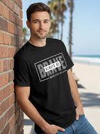  Men's Cotton Graphic Printed Motivational T-Shirt with Brave Never Give Up Typography black, XXL