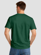  Men's Cotton Graphic Printed Motivational T-Shirt with Unique Brave Typography Print green, M