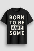 Men's-Printed-T-Shirt-with-Motivational-Brave-and-Awesome-Typography-MPT4