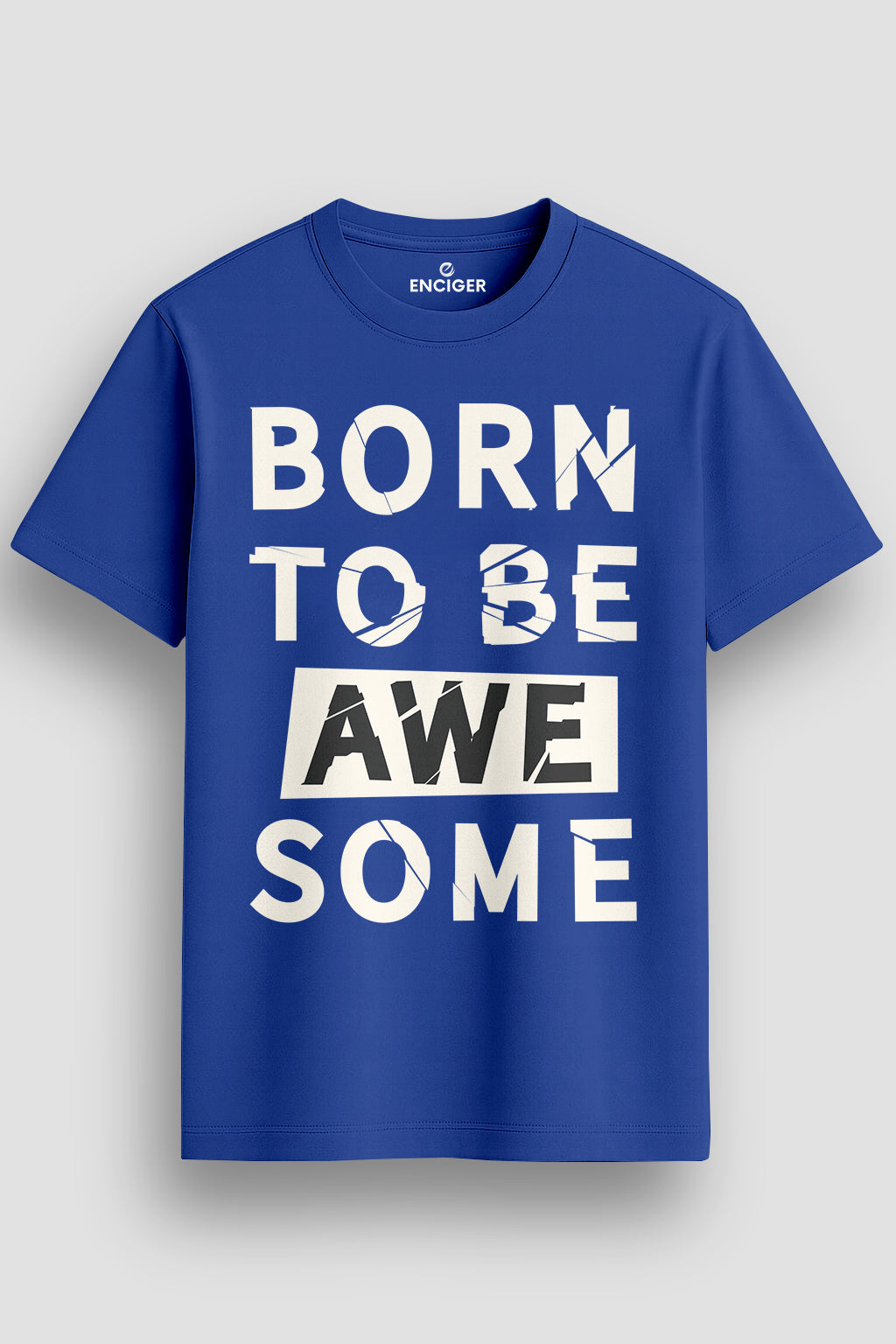 Men's-Printed-T-Shirt-with-Motivational-Brave-and-Awesome-Typography-MPT4