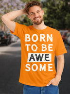 Men's-Printed-T-Shirt-with-Motivational-Brave-and-Awesome-Typography-MPT4