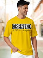 Men's-Printed-T-Shirt-with-Motivational-Brave-and-Awesome-Typography-MPT5