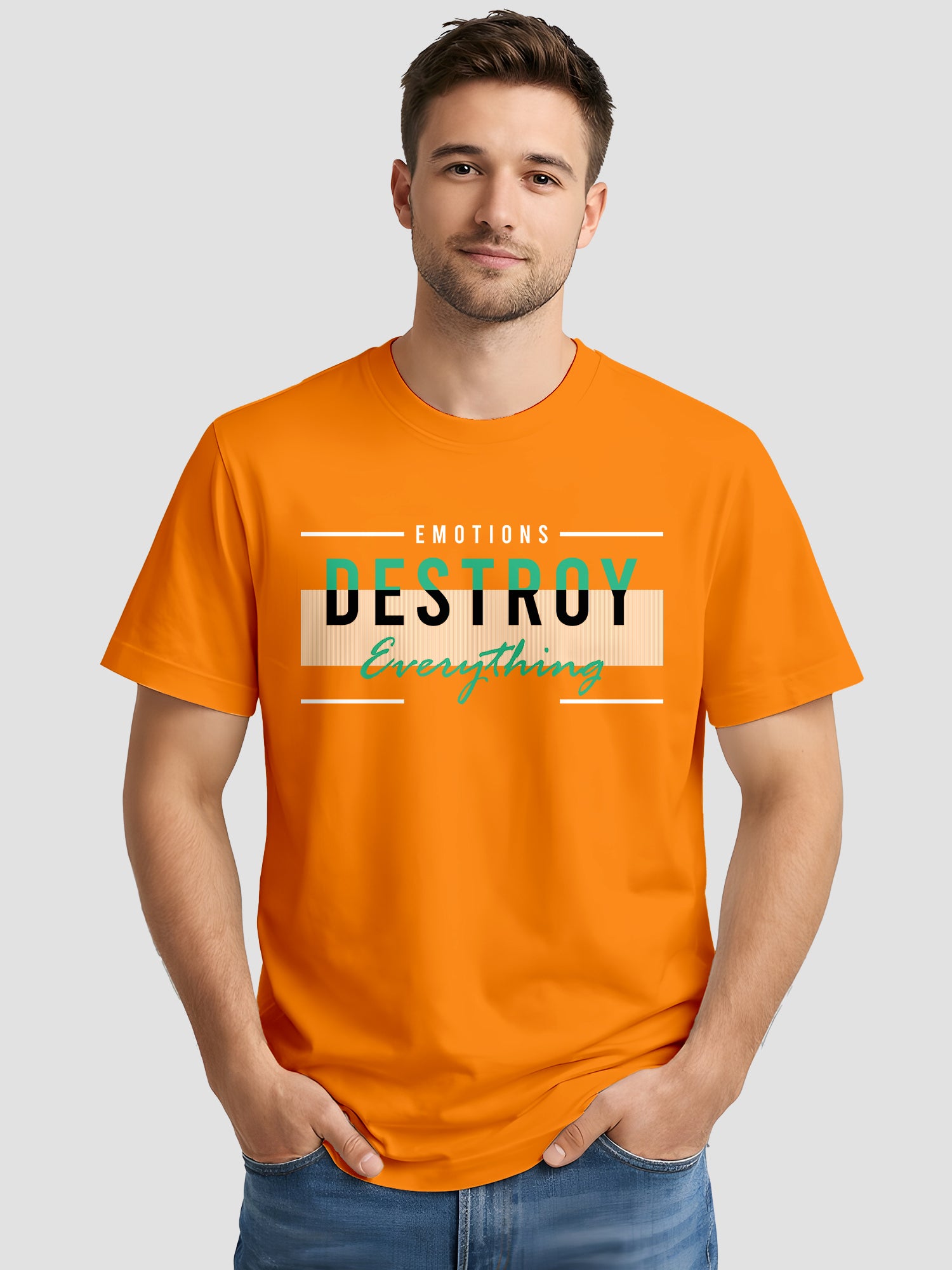 Men's-Printed-T-Shirt-with-Motivational-Brave-and-Awesome-Typography-MTP6