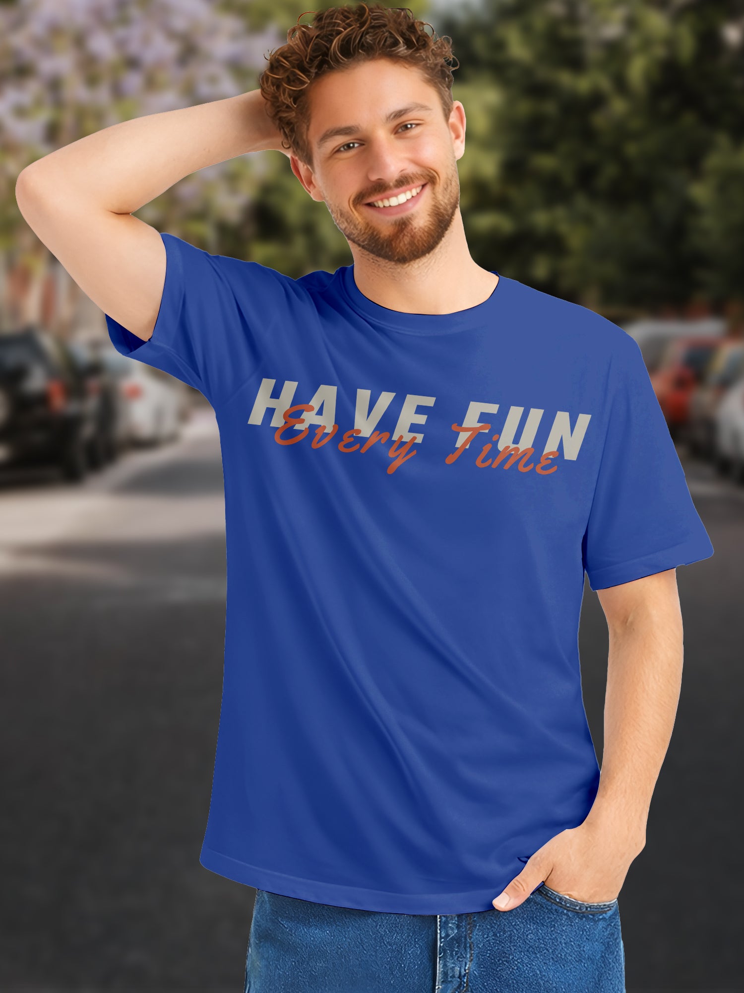Men's-Printed-T-Shirt-with-Motivational-Brave-and-Awesome-Typography-MTP9