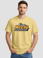 Men's Printed T Shirt with Motivational Slogans MPT12