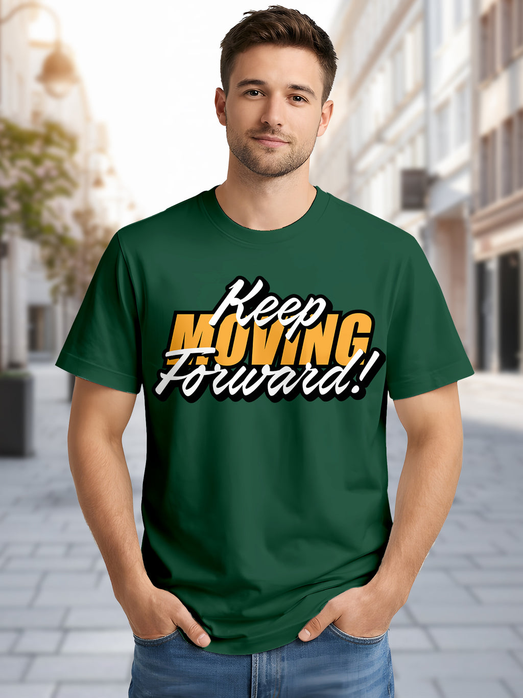 Men's-Printed-T-Shirt-with-Motivational-Brave-and-Awesome-Typography-MPT12