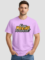 Men's Printed T Shirt with Motivational Brave and Awesome Typography MPT12