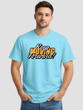 Men's Printed T Shirt with Motivational Slogans MPT12
