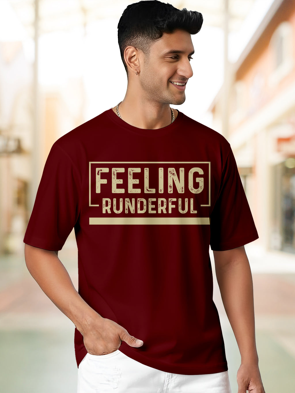 Men's-Printed-T-Shirt-with-Motivational-Brave-and-Awesome-Typography-MPT14